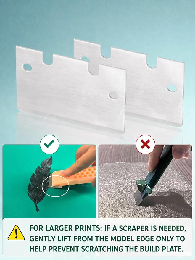 Upgraded Double-Sided Green Cool Build Plate for ELEGOO Centauri Carbon & Centauri Carbon 2, 260x271mm Low-Temperature Spring Steel Sheet, No-Glue Print Surface