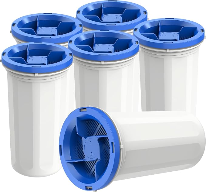 Compatible with New Culligan Pitcher Replacement Filter ZEROF01, Multi-Stage Filtration Water Filter, Reduces Lead, PFAS, Mercury, Chromium & Contaminants by Sensiblopt, 6 Pack