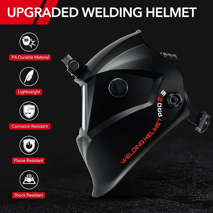 TRQWH Portable Welder Machine 110V ARC Handheld Welder & Auto Darkening Welding Helmet