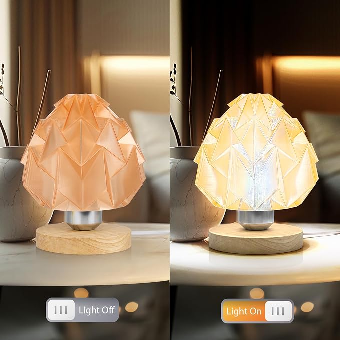 IEMAI Clear PLA Filament 1.75mm Brown 1kg, Glossy Transparent Finish 3D Printer Filament Up to 600mm/s High Speed Printing for Lampshades, Home Décor & Creative DIY