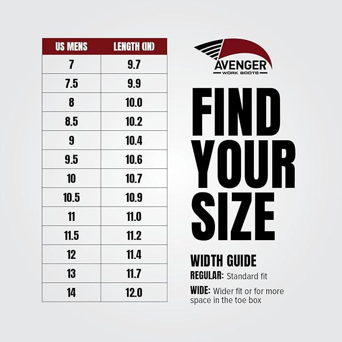 Avenger Blade High Top Aluminum Toe Men's Industrial Work Shoes, Comfortable & Light Work Shoes for Men, Electric Hazard, Slip Resistant