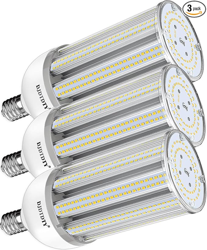 3-Pack is More economical，60W LED Light Bulb, E26 Base, 5000K 6000LM LED Bulb, Suitable for Garage Warehouse Workshop barn, Home Essential, etc. (60W)