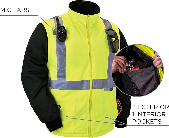 Ergodyne 8287 Type R Class 2 Convertible Thermal Jacket