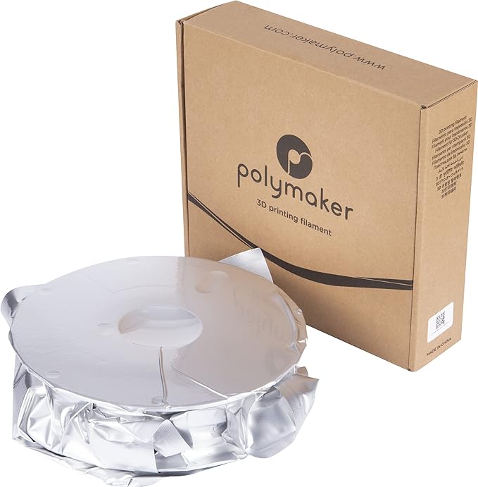 Polymaker Break Away Support Material for 1.75mm PLA Filament, 0.75kg Spool - PolySupport 3D Printer Support Filament Easy Support Removal