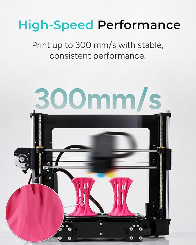 Polymaker PLA Pro 3D Printing Filament Orange 1.75mm 1KG, High-Impact Tough PLA, Fast Printing up to 300mm/s, High Speed New Formula, Easy to Print on Most FDM Printers, No Enclosure Required