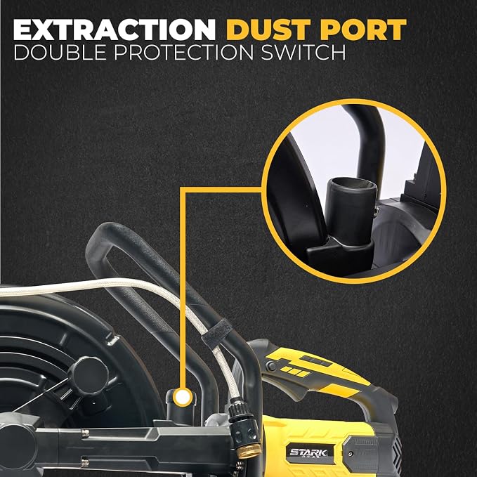 XtremepowerUS 3200W Electric 16" Circular Saw Concrete Saw Wet/Dry Concrete Cutter 20AMP With Water Line Attachment Wet Concrete Saw (Blade Included) Ideal for DIY House, Foundation