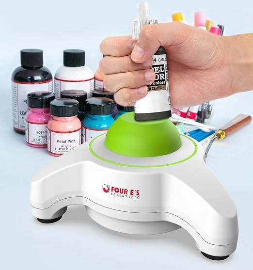 FOUR E'S SCIENTIFIC Mini Vortex Mixer - Lab Vortex Shaker, Speed 5600 RPM, Touch Function, 6mm Orbital Diameter, for Miniature Hobby Model Paint, Nail Polish