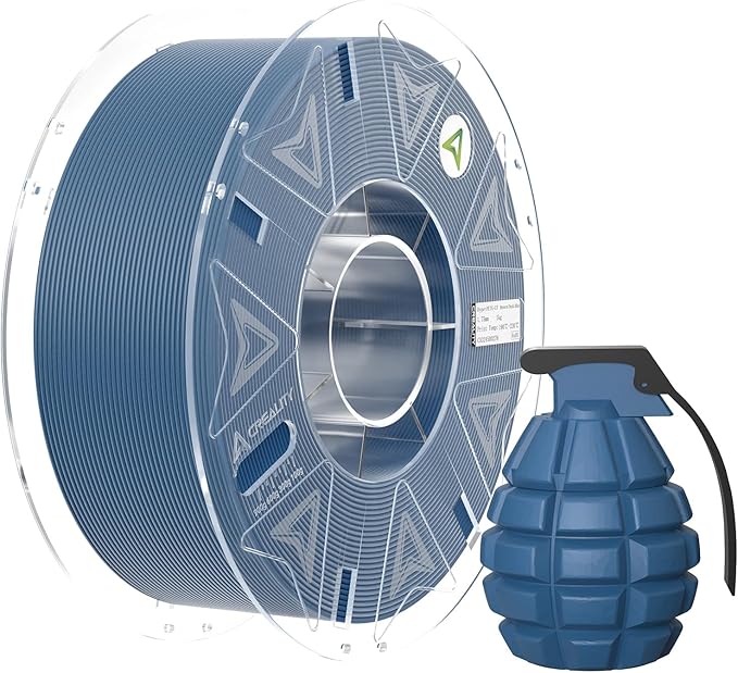 Creality Official PETG Carbon Fiber Filament 1.75mm, PETG-CF 3D Printer Filament, 300mm/s High Speed Hyper PETG-CF, Excellent Mechanical Properties, Fits for All 3D Printers, 1 KG 1 Spool Blue