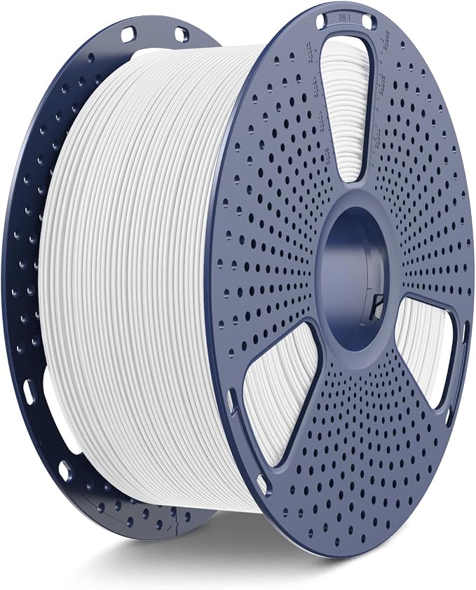SUNLU Large Spool 3KG High Speed PETG 1.75mm, 3D Printer Filament PETG, Suitable for Printing Large 3D Models, Fit Most FDM Printers, Dimensional Accuracy +/- 0.02mm, 3kg Spool, (White)