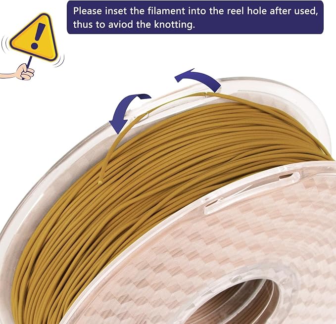 iSANMATE 3D Printer Filament - Yellow Pear PLA+ Wood Filament 1.75mm, 1kg Spool (20% Real Wood Fiber)