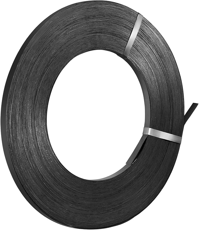 VEVOR Steel Strapping Coil, 3/4 in x 0.02 in x 1640 ft, Metal Strapping Banding Roll Withstands Harsh Environment, 1700 lbs Break Strength, Heavy Duty Banding Pallet Strap Coil for Pallet Packing