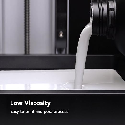 Phrozen Aqua Resin for 3D Printing, 405nm UV-Curing Photopolymer, Low Shrinkage, High Precision, Low Odor, Vivid Color, Non-Brittle, Fast Curing for LCD/DLP/SLA Printers (Oat White, 1KG)