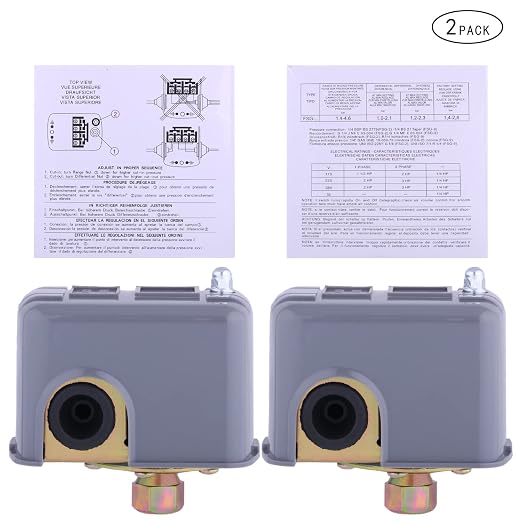 Pumptrol 30-50 psi Pressure Switch for Well Pump Water Pressure Switch