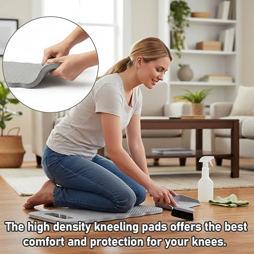 20 Pcs Garden Kneeling Pad, 15.4 x 6.7 Inch, Grey | Waterproof, Comfortable Foam kneeling pad, Stain Resistant, for Gardening, Yoga, Baby Bath, Praying and Exercise