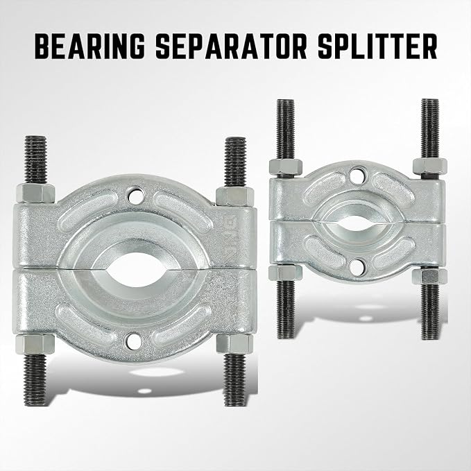 DNA Motoring 14 PCS Bearing Puller Set, 5 Ton Capacity Bearing Separator with 2" and 3" Jaws, Pinion Bearing Puller and Wheel Bearing Removal Tool, TOOLS-00453