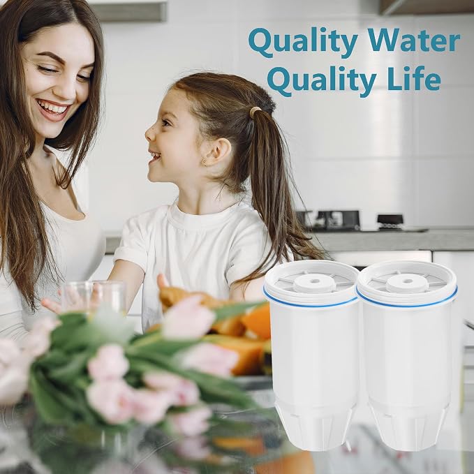 Water Filter Replacement for zero Pitchers and Dispenser, fit for ZR-001 ZR-004 ZP-006 ZR-017 ZP-010 ZD-018, Multi-Stage Filter System Reduce Lead, Chromium, PFOA/PFOS, 2 Pack, by Cobectal