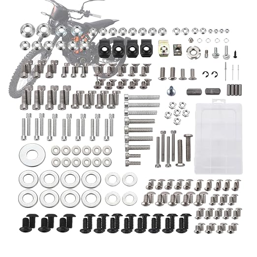 Light Bee Motorcycle Full Body Screws Fairing Bolts Kit Body Screws Nuts for Light Bee Sur-Ron Sur Ron S X260 X160 X260 X160 Electric Bike