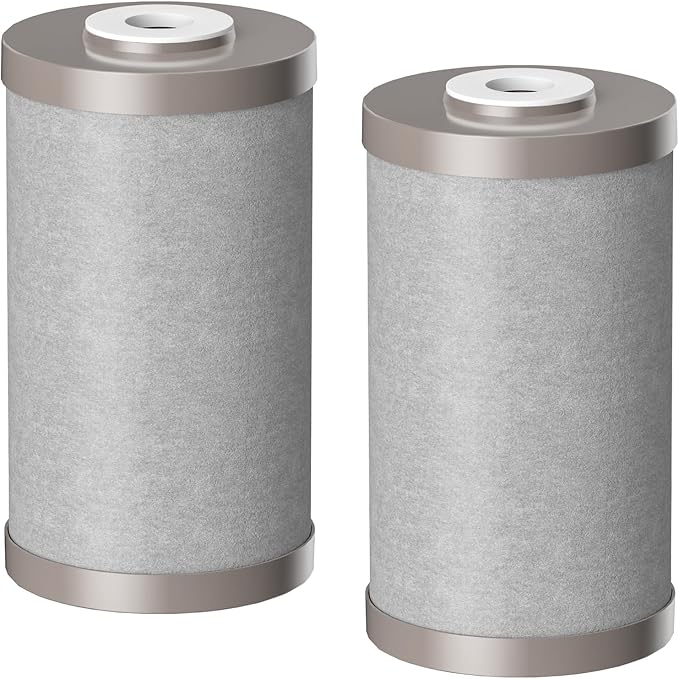 Fortitude V2 Series Sediment/Carbon/Zinc Triple Purpose Replacement Filter Compatible with the Aquasure Fortitude V2 Series Filtration System (AS-FS-25SCZ) (AS-WHF Series) (AS-HS Series) 2 Pack
