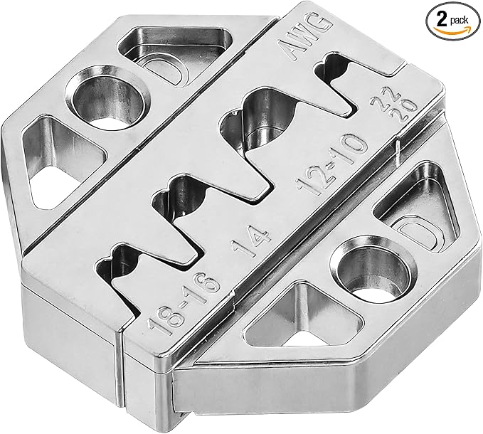 haisstronica Crimping Die for Open Barrel Terminals,22-10 AWG