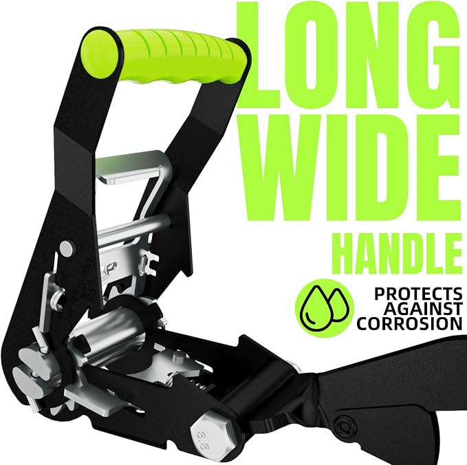 UMIRO 4 Pack Car Tie Down Straps for Trailers - 2" x 12' 12,000 LBS Break Strength - Securing Cargo for Flatbed Trailer, Truck, ATV, Hauling