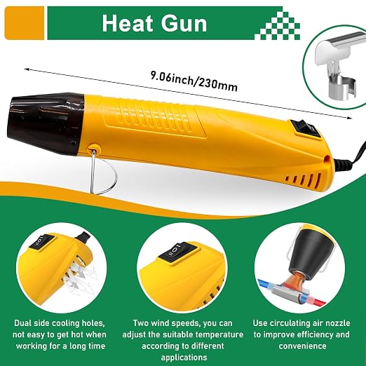 2066PCS Ultimate All-in-One Heat Shrink Solder Seal Wire Connectors Kit: Waterproof Solder Stick Butt Connectors, Heat Gun & Wire Stripper for Automotive, Marine & Electrical Projects Automotive