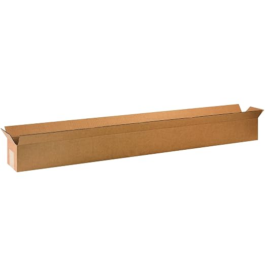 Box USA Shipping Boxes 48"L x 4"W x 4"H 25-Pack Long Corrugated Boxes for Moving, Shipping, Mailing, Packing, Packaging and Storage