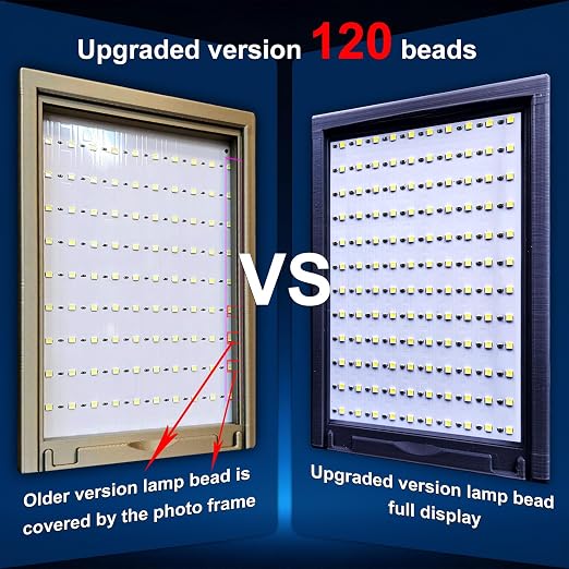 Upgrade 10PCS CMYK LED Backlight Board Kit FAZ007 for Bambu Lab Makerworld Accessories,Control Brightness USB Dimmer Switch, 120 LED Beads, 3D Printer Light Box 5V Type-c Powered