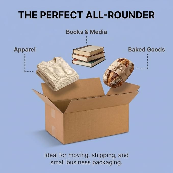 BOX USA Shipping Boxes 16"L x 10"W x 6"H, 25-Pack Medium Corrugated Cardboard Boxes for Shipping, Mailing, Packing, Packaging and Storage