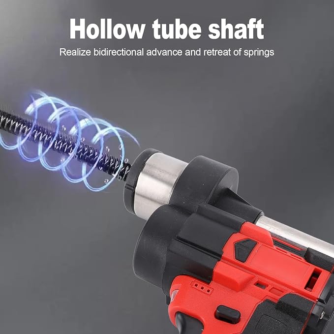 Luqeeg Electric Drain Snake, Handheld Brushless Drain Auger Electric Pipe Clog Remover with 4.5m Steel Cable Portable Drain Cleaning Machine for Bathroom Drain, Kitchen Sink, Sewer Pipe