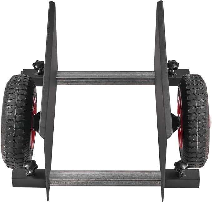 VEVOR Panel Dolly, 600LBS Heavy-Duty Drywall Mover with 8" Pneumatic Wheels, Adjustable Clamp Panel Cart for Drywall Sheet, All Terrain Moving Cart