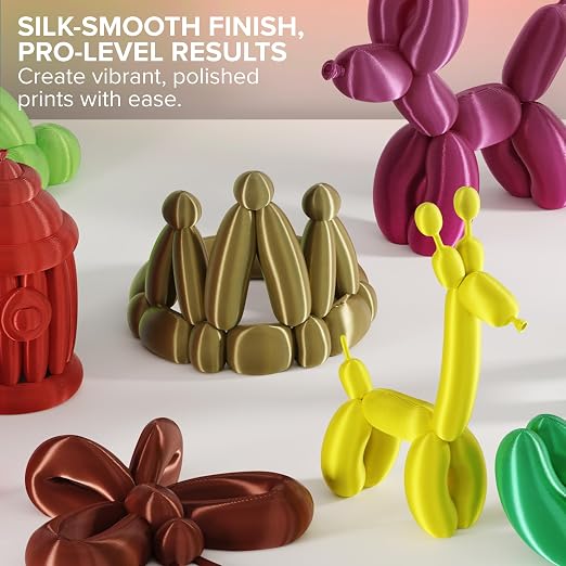 Polymaker Panchroma Silk PLA Filament 1.75mm for 3D Printing, 1kg, Brass | Neatly Wound, High-Gloss Finish PLA, Easy Print & Smooth Feeding, Compatible with Bambu Lab & Most 3D Printers
