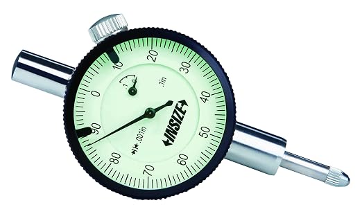 INSIZE 2304-01 Compact Dial Indicator, .1", Graduation .001"