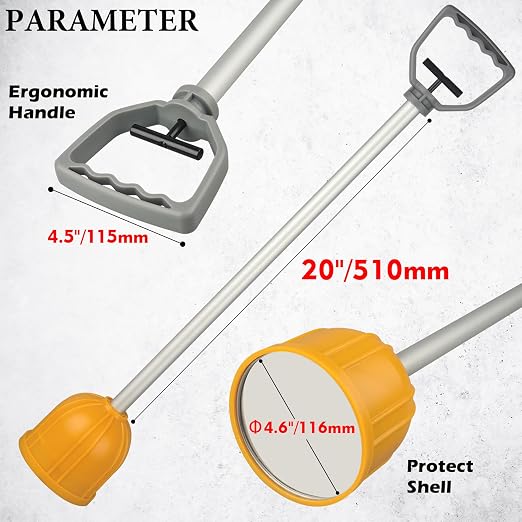 MUTUACTOR Strong Lifting Magnet with Handle,Quick Release Magnet Pickup Tools for Bulk Parts,Large Rare Earth Magnets Hand Tools for Transferring and Picking Up Nails Screws Nuts and Metal Objects