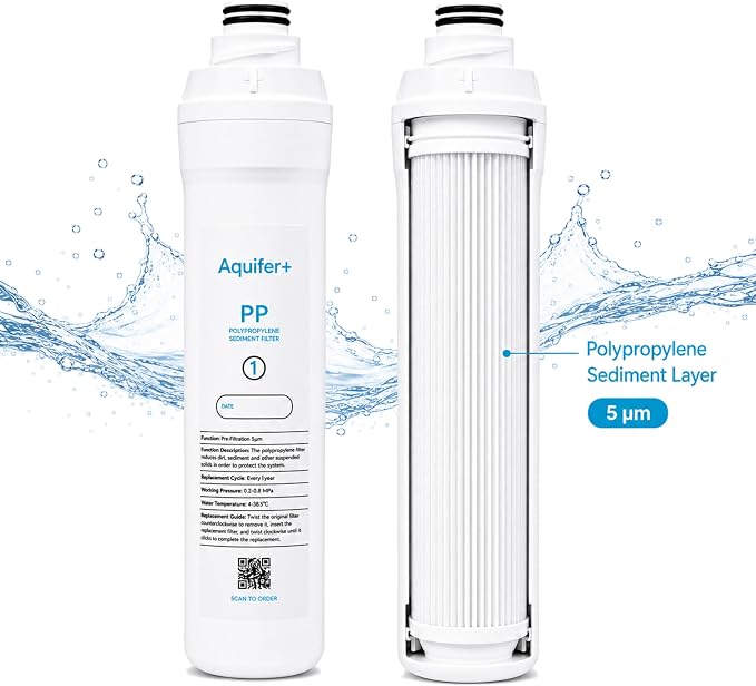 ROPOT 1-Year 3-Pack Filter Set for Bluevua RO100ROPOT & RO100ROPOT-UV