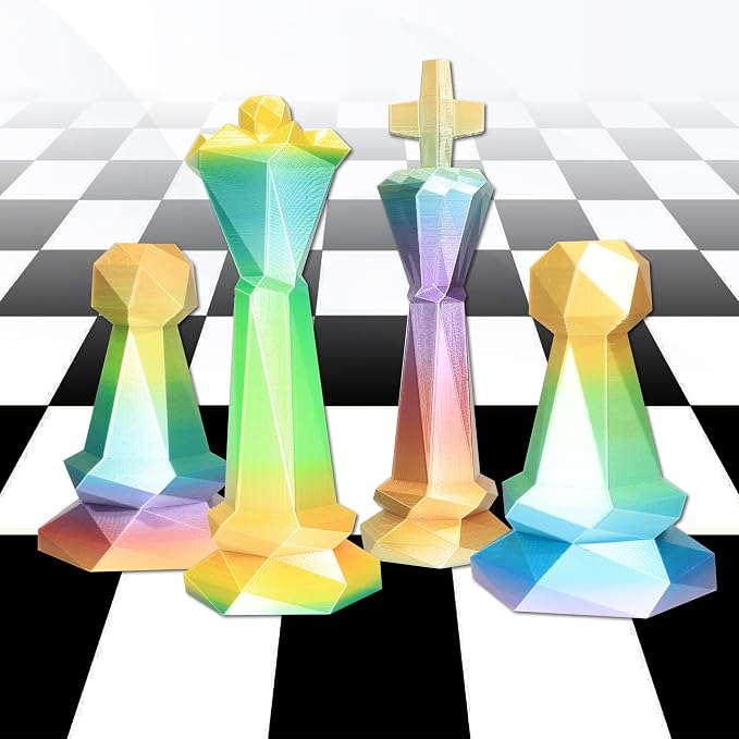 1.75mm Silk Rainbow PLA 4 Types Bundle, Fast Color Change, 1kg | 4 Different Types Silk Rainbow PLA, 250g/Spool, Total 1Kg 3D Print Filament