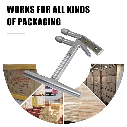 Heavy Duty Banding Strapping Tensioner & Cutter Manual Packaging Tools for 1/2"-3/4" Width Polyproplyn Poly Strap(Portable)