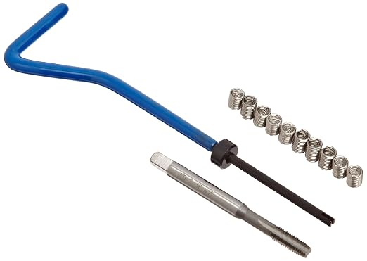 E-Z Lok EK30520 Helical Threaded Insert Kit, 304 Stainless Steel, #8-36 Thread Size, 0.238" Installed Length (Pack of 10)