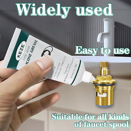 KEZE 826 pcs Universal SAE and Metric O Ring Kit and 1 oz 3-Pack Silicone Grease for Valve Sealant Faucet O Rings Faucet Automotive Hydraulic Pipe Repair