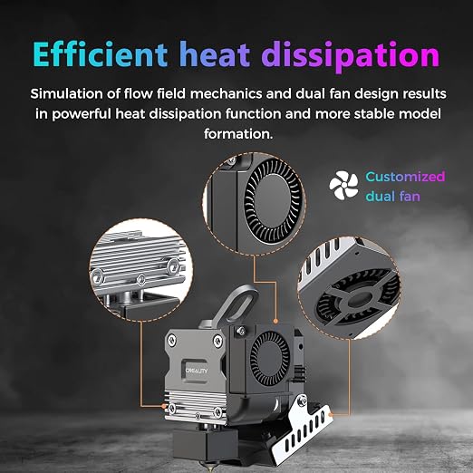 Creality Official Sprite Extruder Pro, 80N Large Torque and 300℃ High Temperature Printing, All Metal Direct Drive Extruder for Creality Ender-3 S1/Ender-3 S1 Pro/Ender-3 S1 Plus/CR-10 Smart Pro