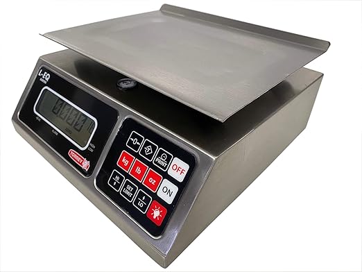 Torrey LEQ 10/20 High Precision Digital Portion Control Scale, Stainless Steel Construction, 10 kg/20 lb. Capacity