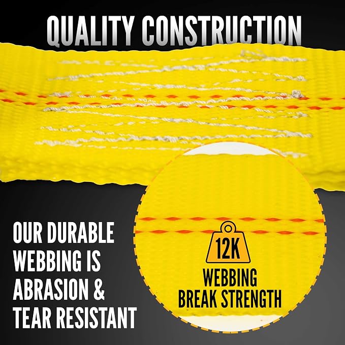 US Cargo Control J Hook Ratchet Straps 2 Inch x 18 Foot (2-Pack), 10,000 LBS Break Strength, Heavy Duty Ratchet Straps with Double J-Hooks, Versatile Tie Downs for Trucks, Trailers, Securing Cargo