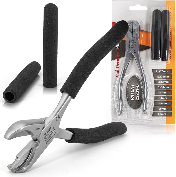 Dual Action Decapper Pliers for Decapping Crimped Vials and Bottles Scientific Labwares (8mm and 30mm)