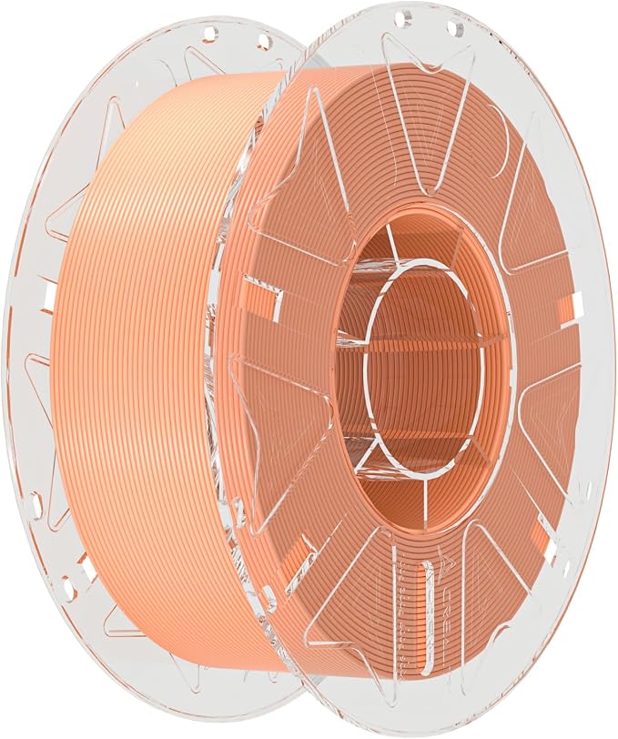 Creality PLA Filament 1.75mm for K2 Plus Combo, RFID 3D Printer Filament PLA for High Speed 30-600mm/s, 1kg(2.2lbs)/Spool Hyper PLA Filament Support CFS, Fits for Most 3D Printers(Peach Fuzz)