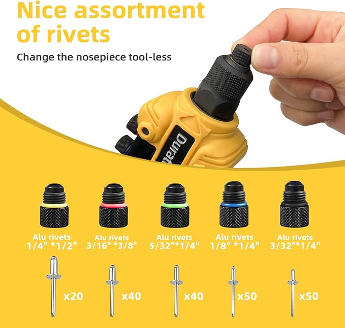 Rivet Gun & Rivet Nut Tool Kit