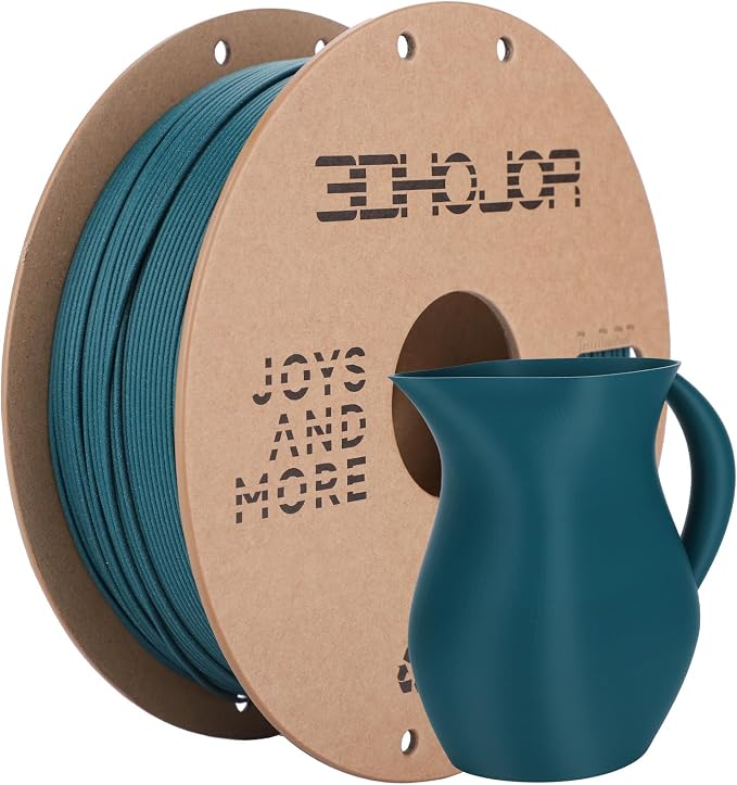 3DHoJor Matte PLA Filament 1.75mm, Upgrade 1kg Cardboard Spool PLA Filament 1.75 PLA 3D Printing Filament, Print with Most 3D Printers Using 3D Filament-Morandi Green
