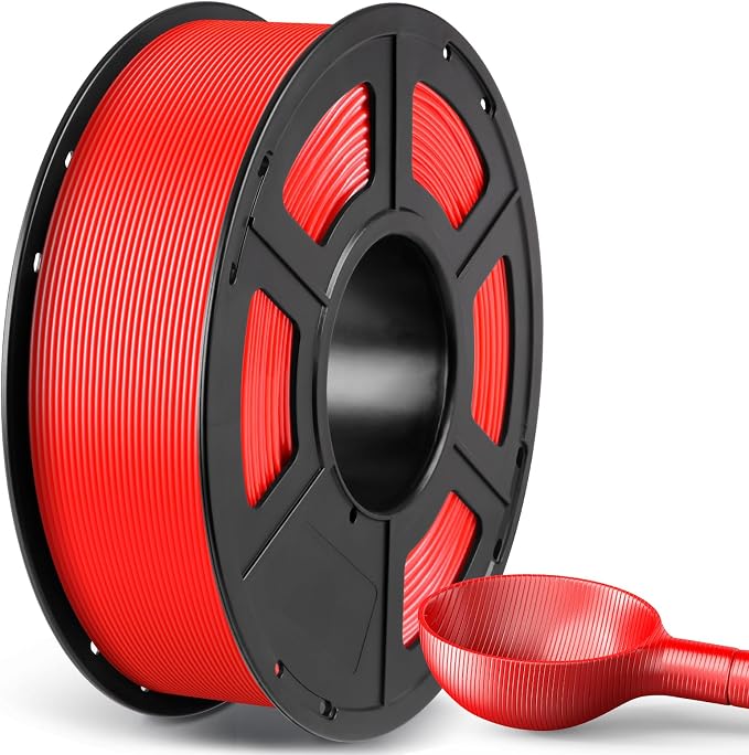 ANYCUBIC ASA Filament 1.75mm, Weather & Heat Resistant, 3D Printer Filament Suitable for Printing Outdoor Functional Parts, Dimensional Accuracy +/- 0.02mm, 1KG Spool, Red