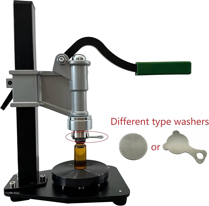 Manual 20mm Flip Off Vial Crimper, Crimping Pliers tool, Bottle Clamp, Small Glass Bottle Hand Sealing Machine WN006 (20mm)