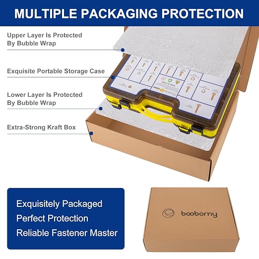 791pcs Nuts and Bolts Assortment Kit - Heavy Duty Grade 8.8 Metric M6 M8 M10 Bolt Set with Assorted Nuts and Washers, Yellow Zinc Plated, Length from 12-40mm