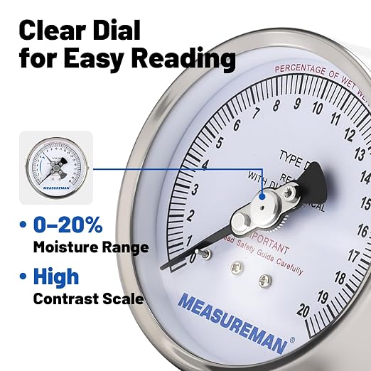 MEASUREMAN Gauge for Moisture Tester