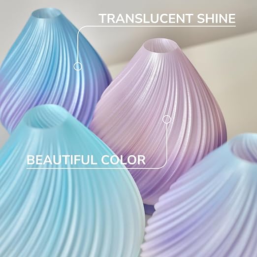 Polymaker Panchroma PLA Filament 1kg, Gradient 3D Printing Filament 1.75mm | Celestial Purple-Pink, Neatly Wound PLA for Easy Print & Smooth Feeding. Compatible with Bambu Lab & Most 3D Printers